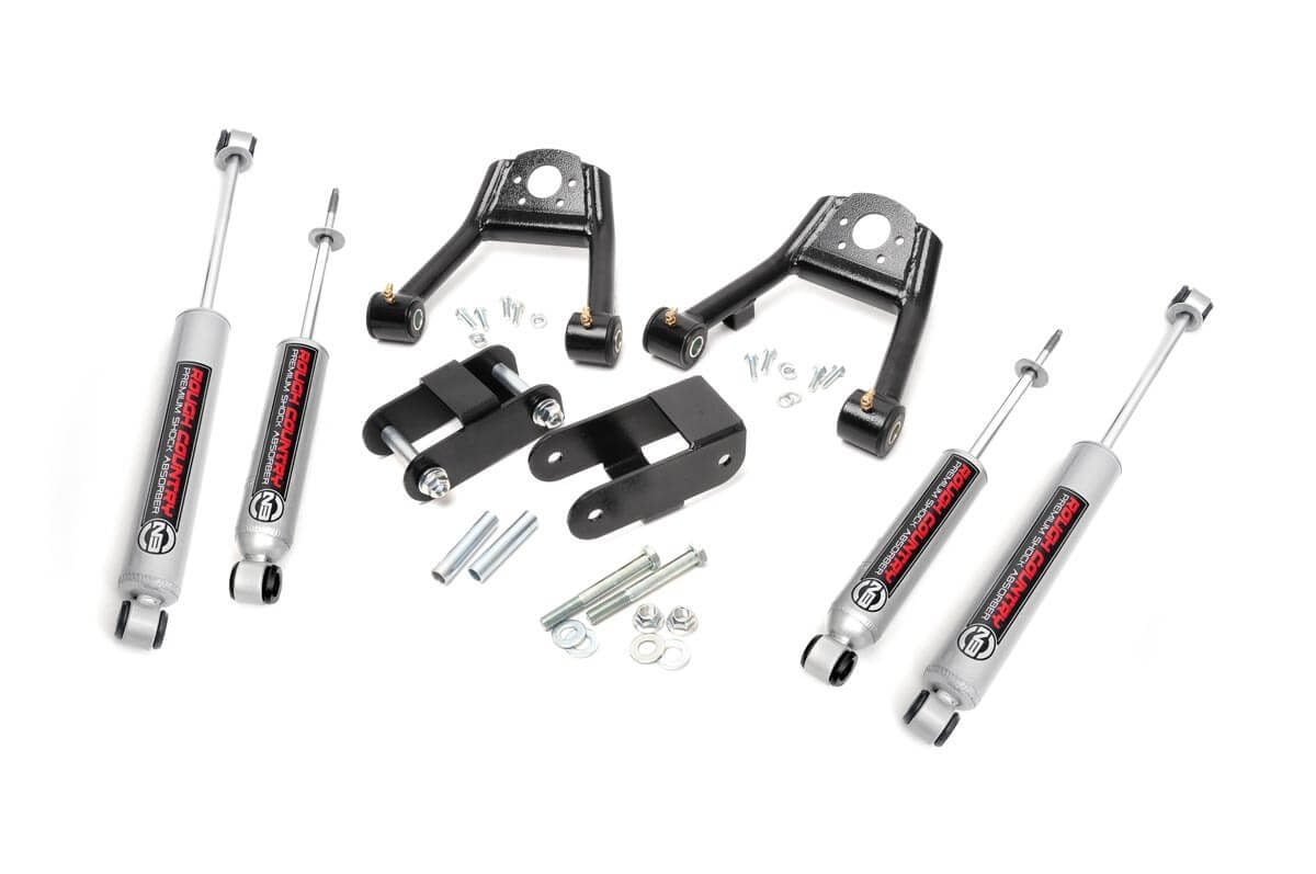 Rough Country - 1.5-2 Inch Lift Kit - Nissan D21 Hardbody Truck (86-94)/Truck (95-97) - Image 2