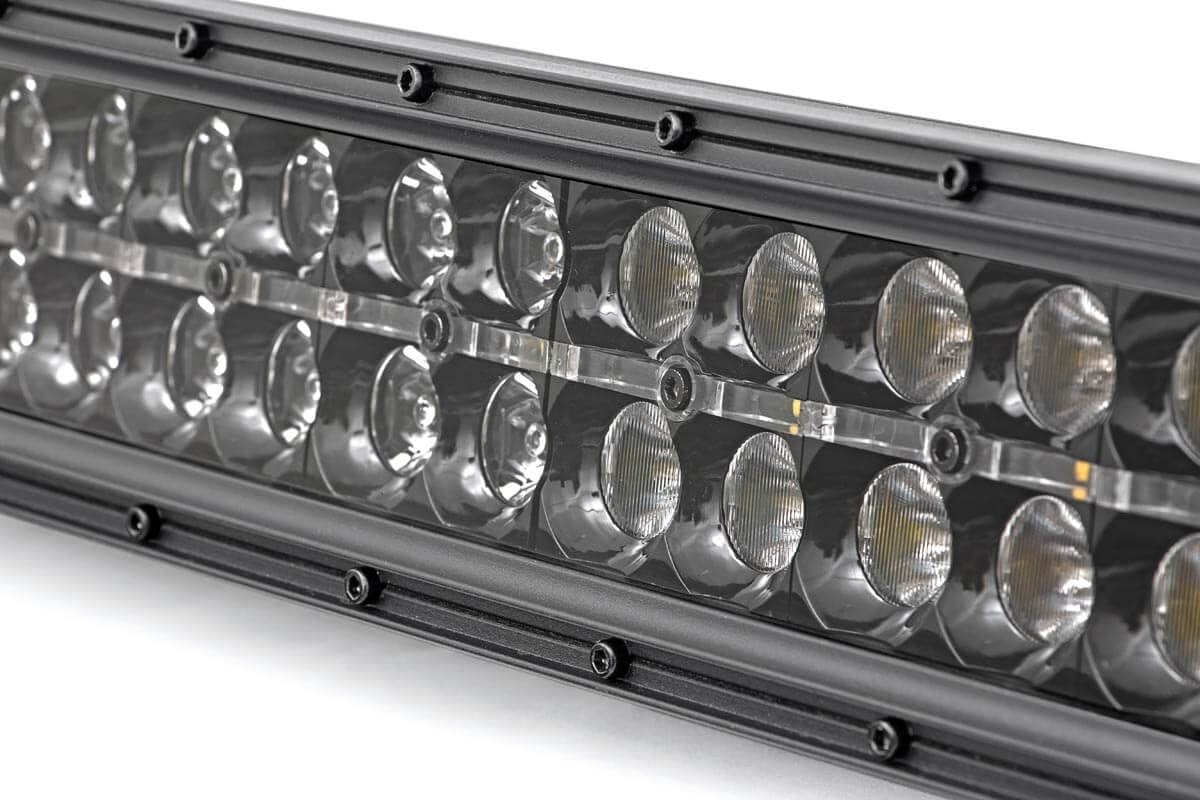 Rough Country - 12 Inch Black Series LED Light Bar - Dual Row - White DRL - Image 3