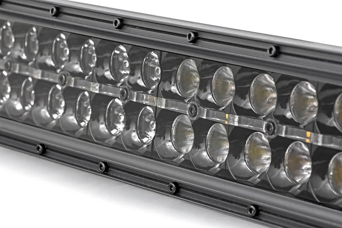 Rough Country - 12 Inch Black Series LED Light Bar - Dual Row - White DRL - Image 7