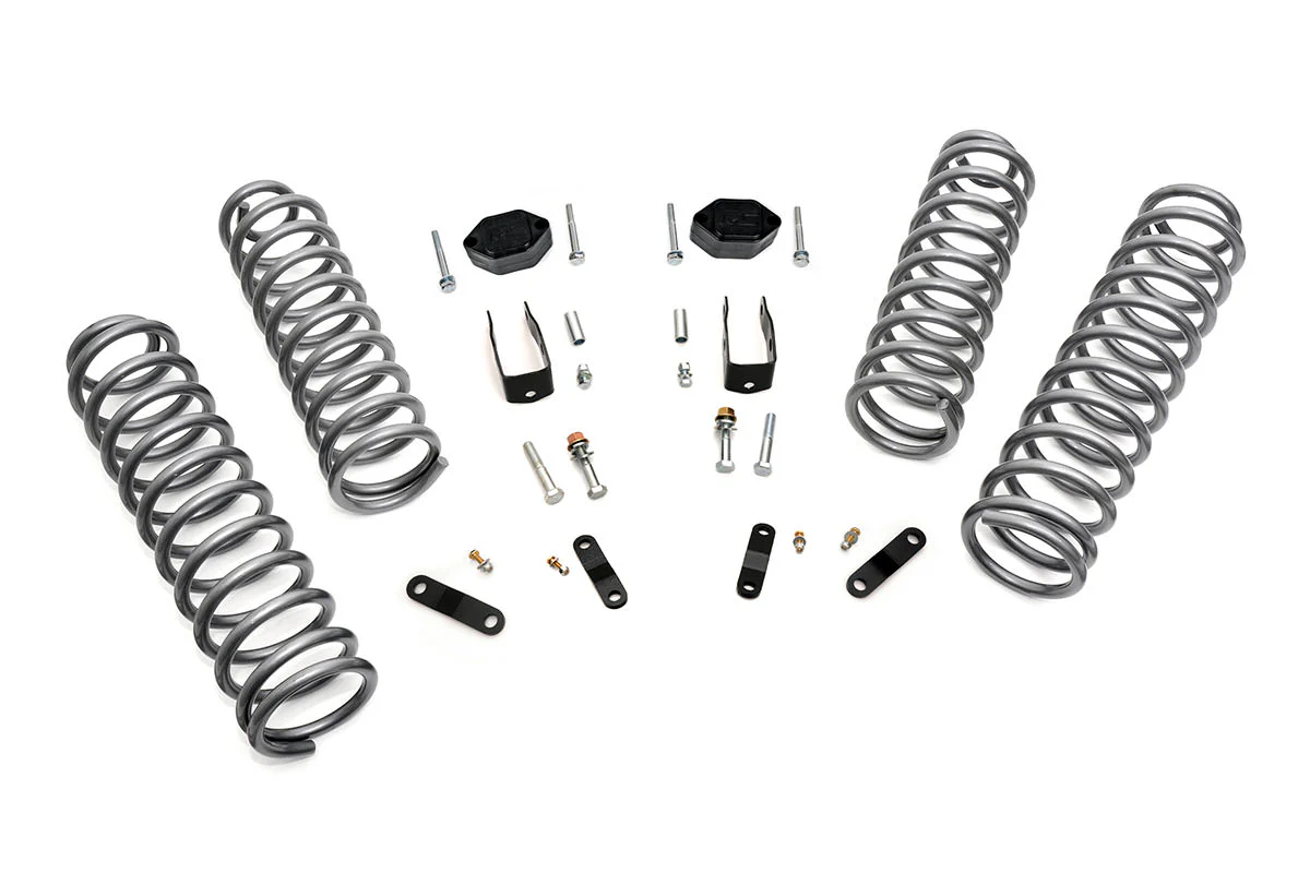 Rough Country - 2.5 Inch Lift Kit - Coils - No Shocks - Jeep Wrangler JK 4WD (2007-2018) - Image 2