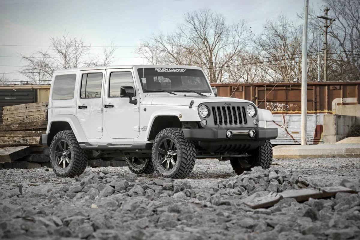 Rough Country - 2.5 Inch Lift Kit - Coils - V2 - Jeep Wrangler Unlimited 2WD/4WD (2007-2018) - Image 5