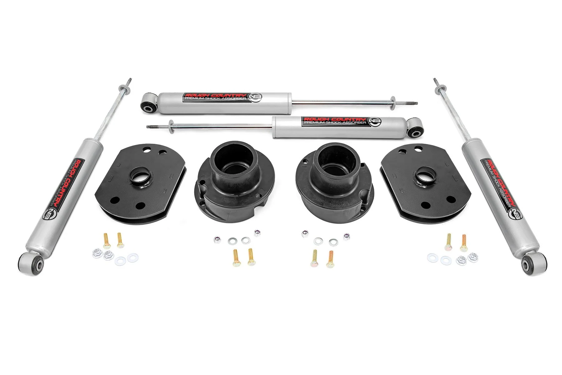Rough Country - 2.5 Inch Lift Kit - N3 Shocks - Ram 2500 4WD (2014-2025)