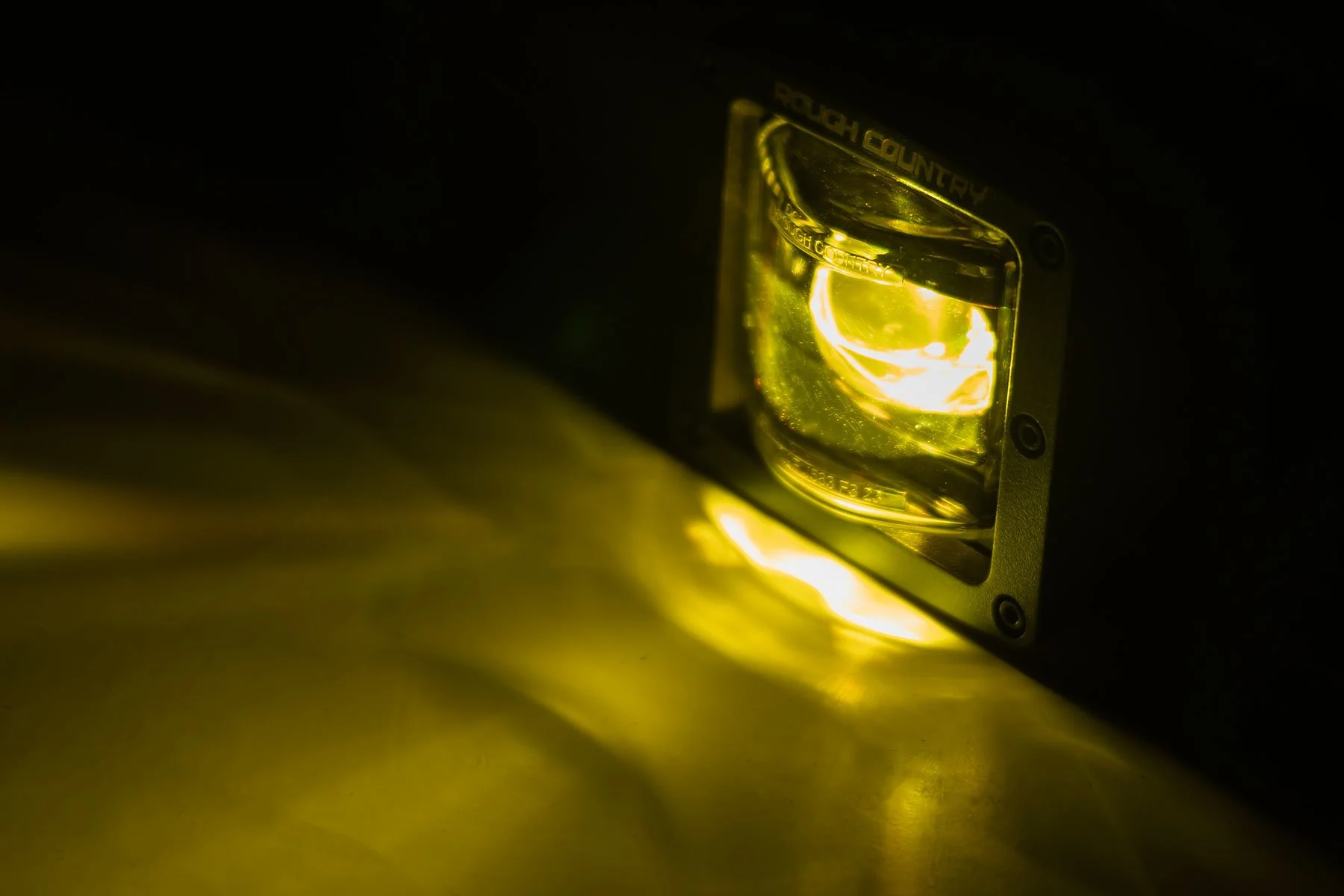 Rough Country - 2 Inch Black Series LED Light Pods - SAE Fog - Yellow - Image 3