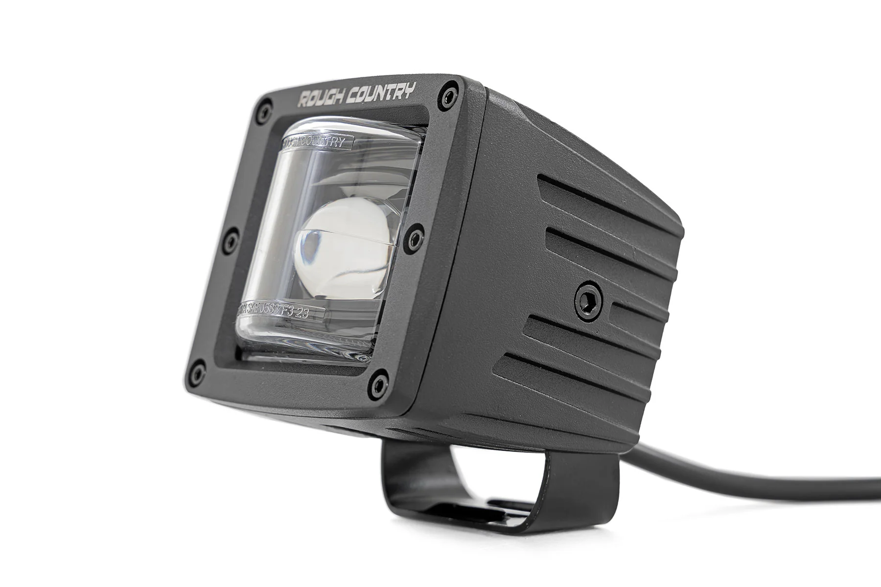 Rough Country - 2 Inch Black Series LED Light Pods - SAE Fog - Yellow - Image 6