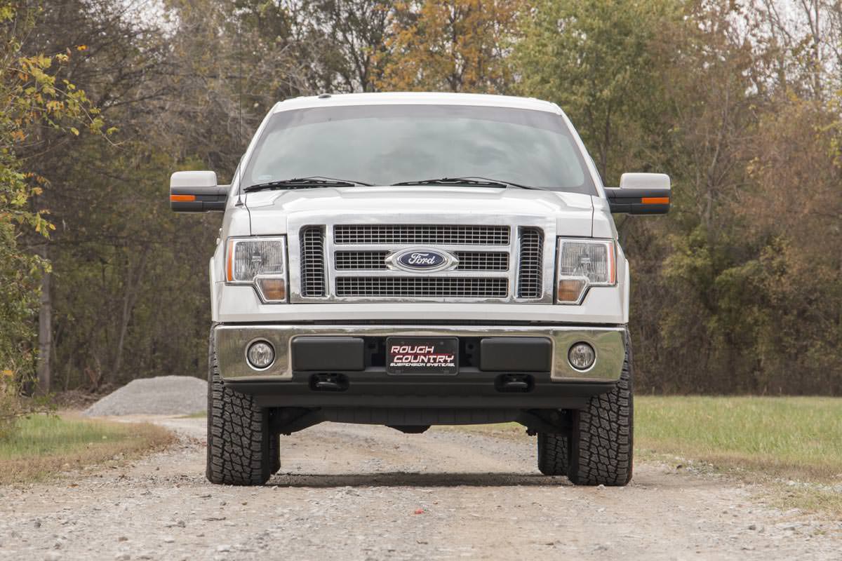 Rough Country - 2 Inch Leveling Kit - Red - Ford F-150 2WD/4WD (2009-2013) - Image 9