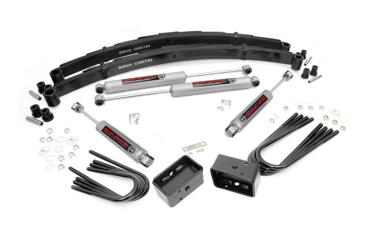 Rough Country - 2 Inch Lift Kit - RR Blocks - Chevy/GMC C10/K10 Truck & SUV/K5 Blazer (77-87) - Image 2