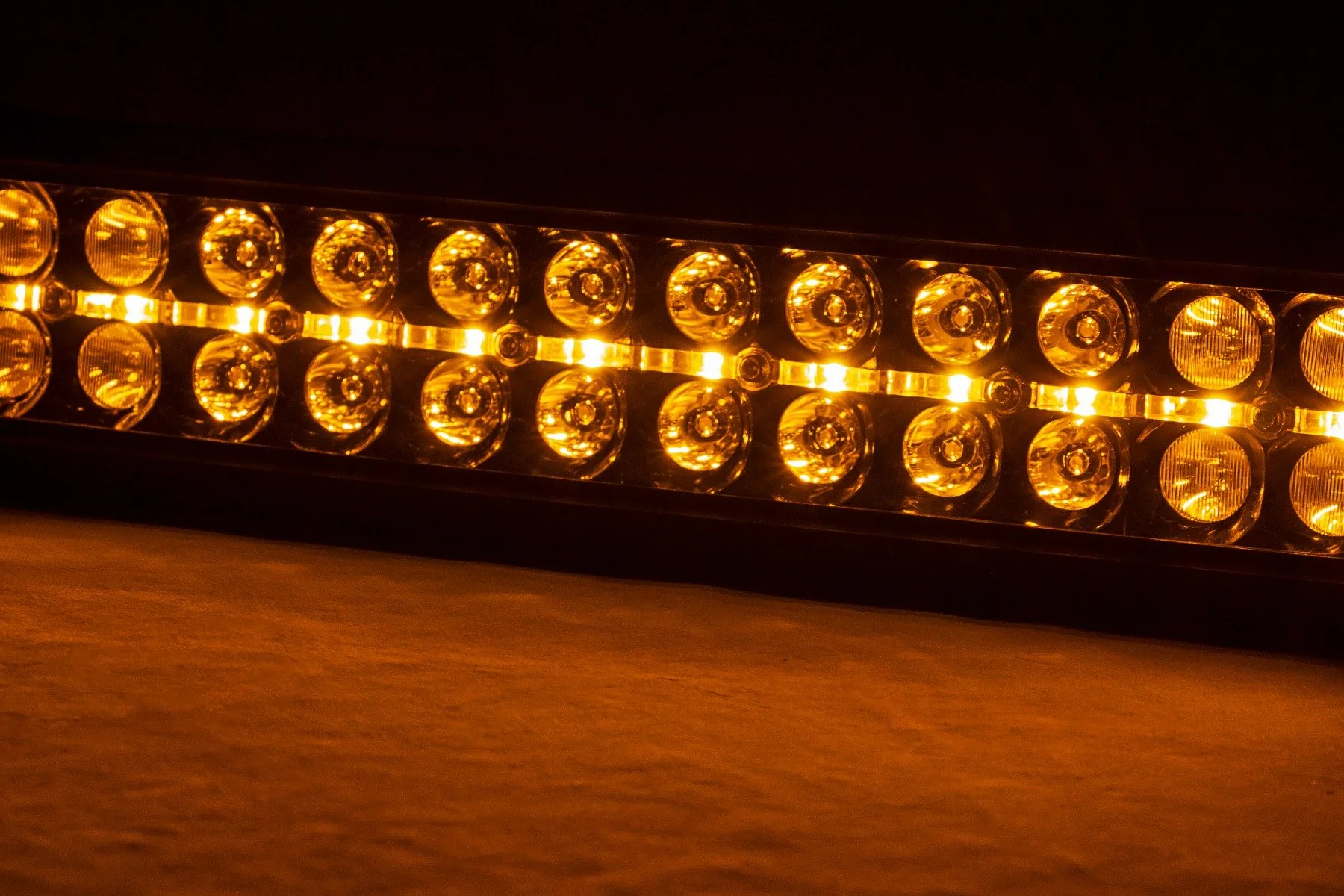 Rough Country - 20 Inch Black Series LED Light Bar - Dual Row - Amber DRL - Image 2