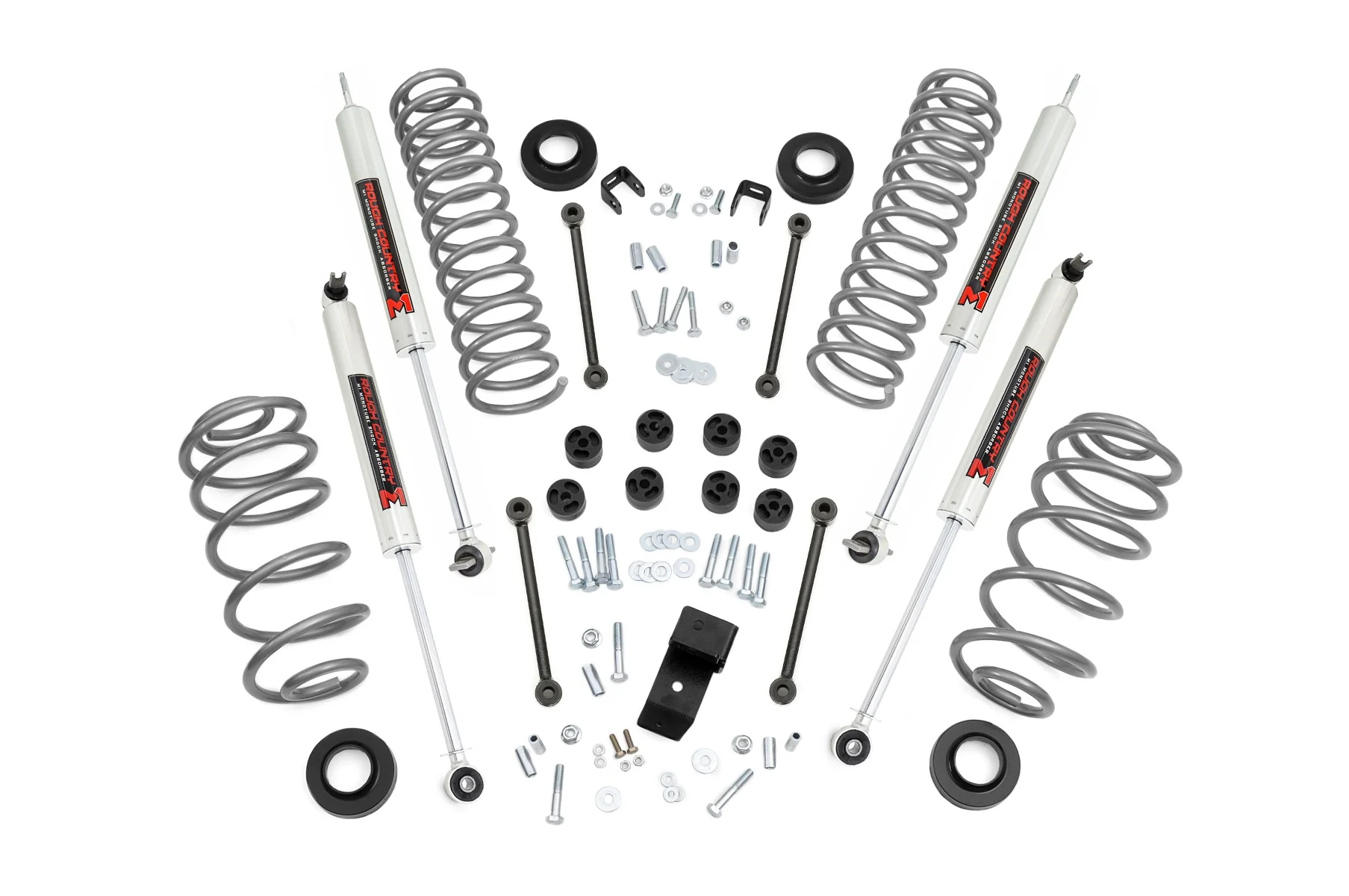 Rough Country - 3.25 Inch Lift Kit - 6 Cyl - M1 - Jeep Wrangler TJ 4WD (1997-2002)