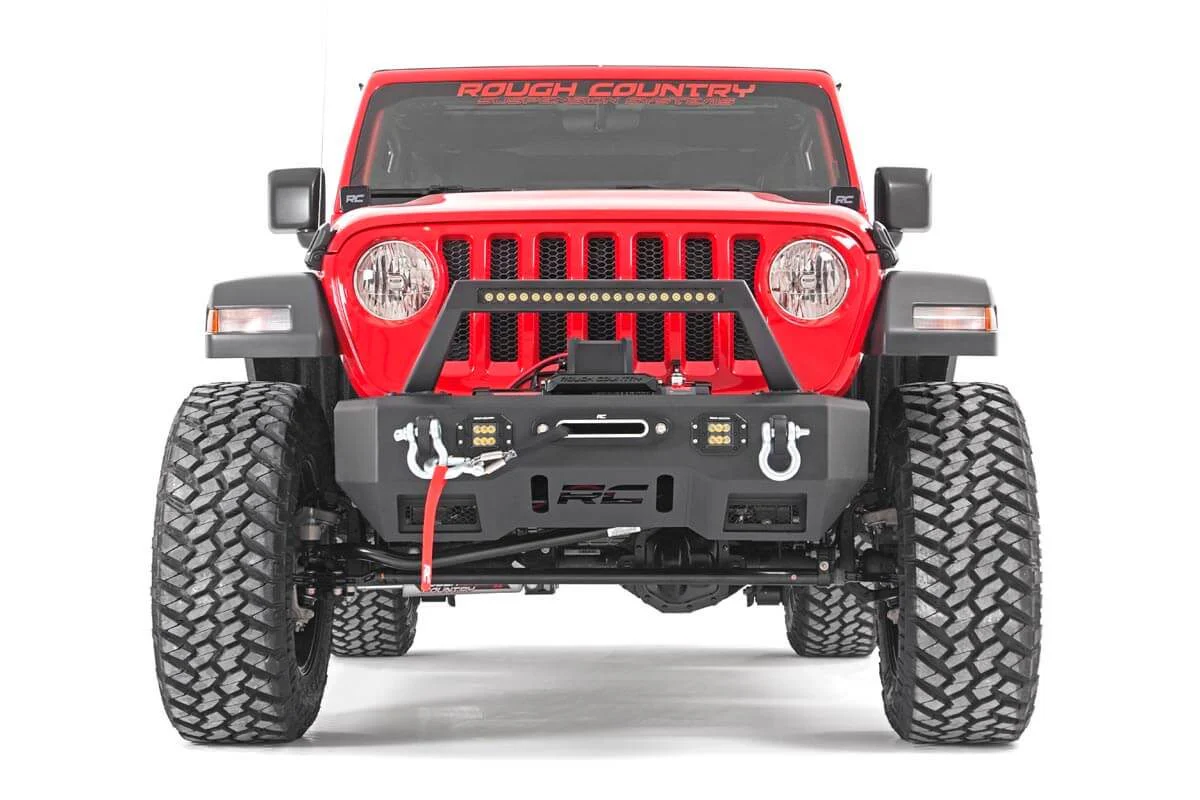 Rough Country - 3.5 Inch Lift Kit - C/A Drop - FR D/S - Jeep Wrangler Unlimited Rubicon (18-23) - Image 2