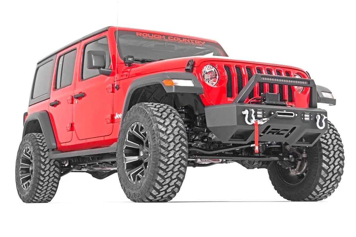 Rough Country - 3.5 Inch Lift Kit - C/A Drop - FR D/S - Jeep Wrangler Unlimited Rubicon (18-23) - Image 9