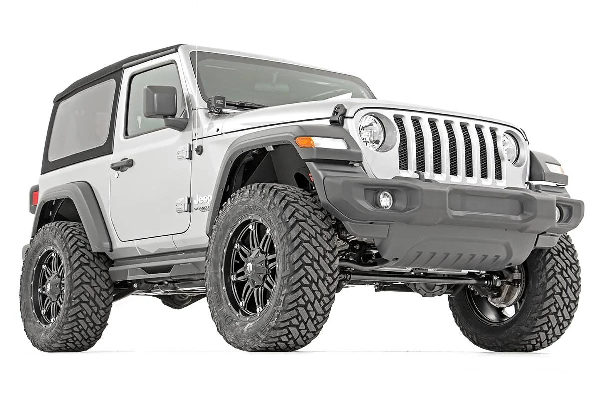 Rough Country - 3.5 Inch Lift Kit - C/A Drop - Front D/S - Jeep Wrangler JL Rubicon (18-23) - Image 8
