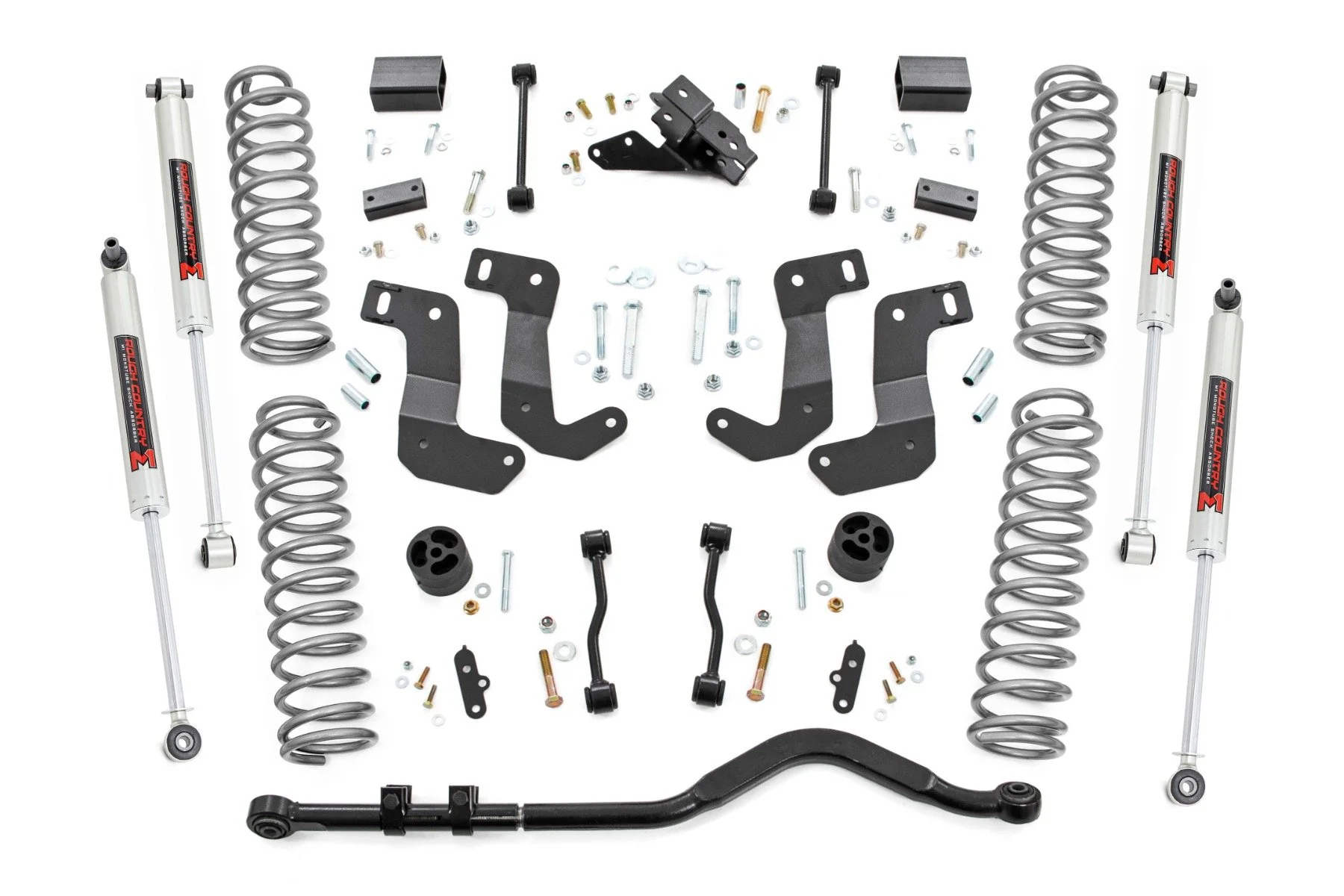 Rough Country - 3.5 Inch Lift Kit - C/A Drop - Stage 1 - M1 - Jeep Wrangler Unlimited (24-25)