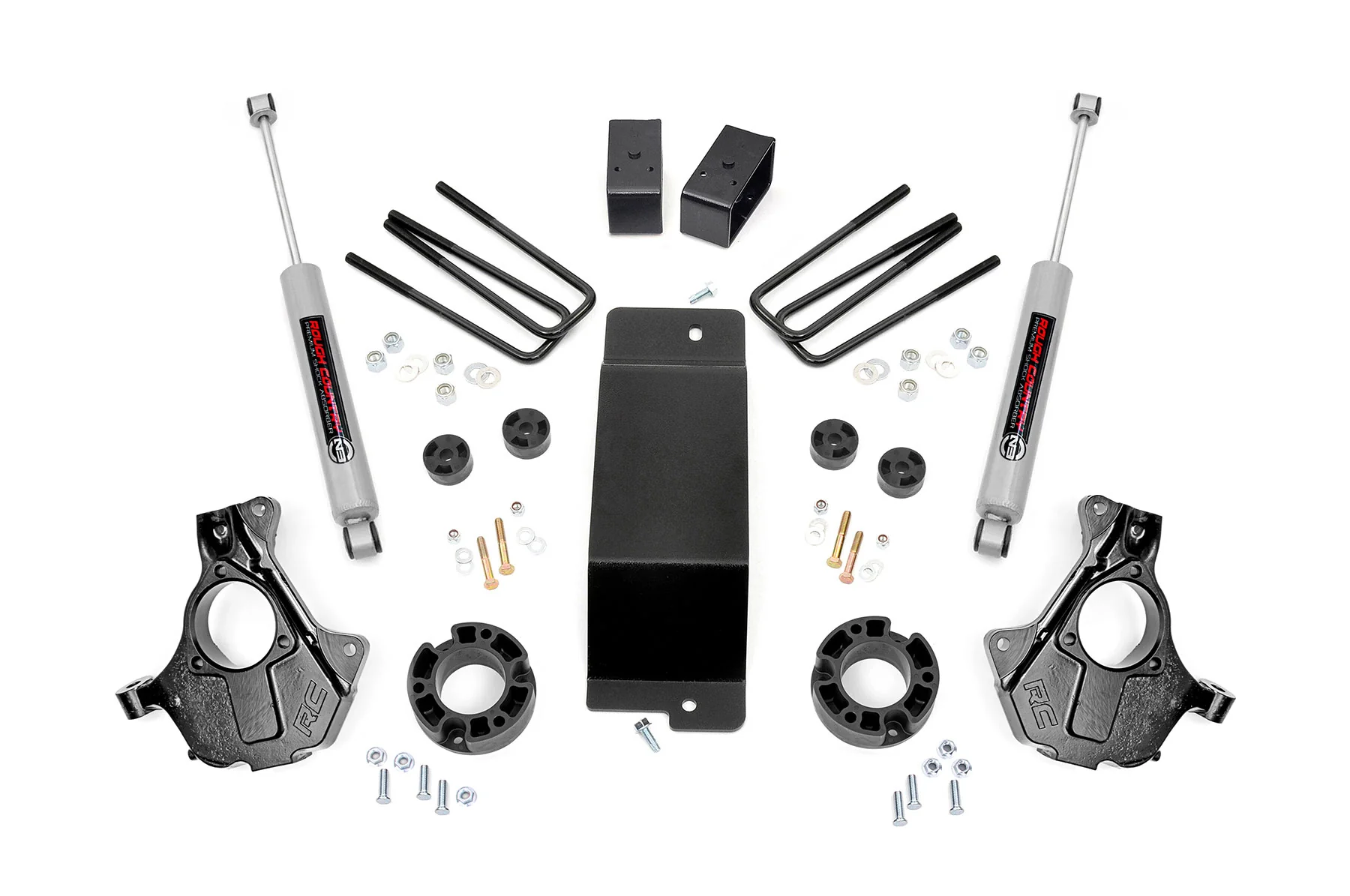 Rough Country - 3.5 Inch Lift Kit - Cast Steel LCA - Chevy/GMC 1500 (14-18 & Classic) - Image 7