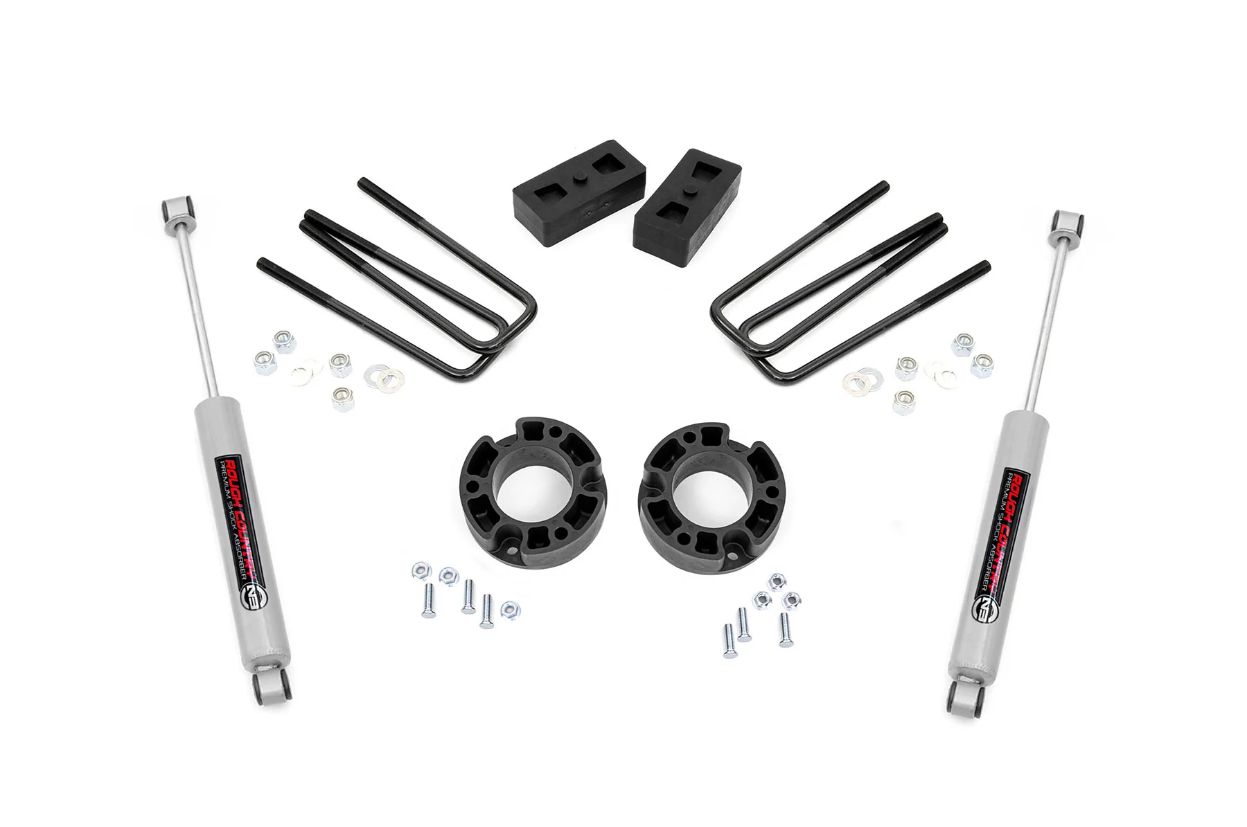 Rough Country - 3.5 Inch Lift Kit - Chevy Silverado & GMC Sierra 1500 2WD (2007-2013) - Image 3
