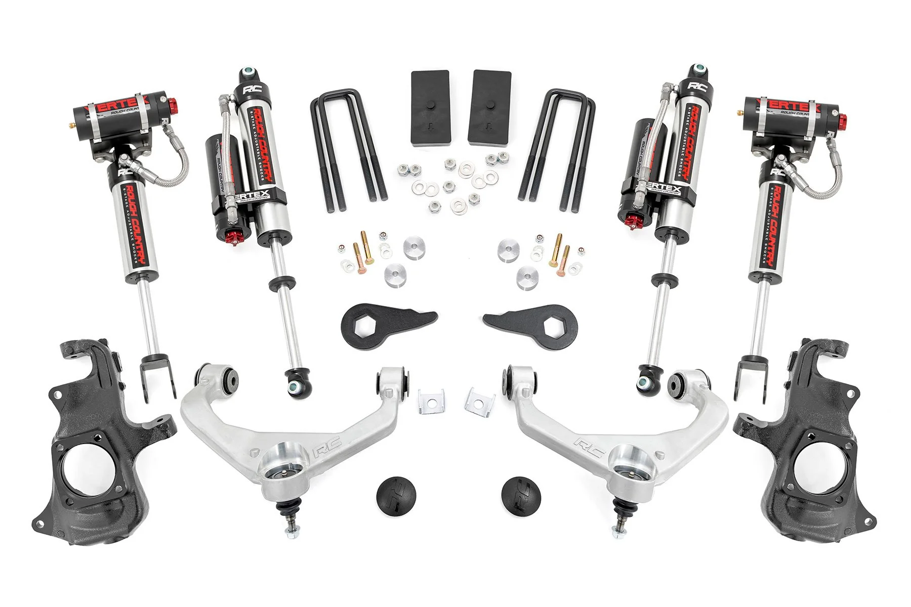 Rough Country - 3.5 Inch Lift Kit - Knuckle - Vertex - Chevy/GMC 2500HD/3500HD (11-19) - Image 7