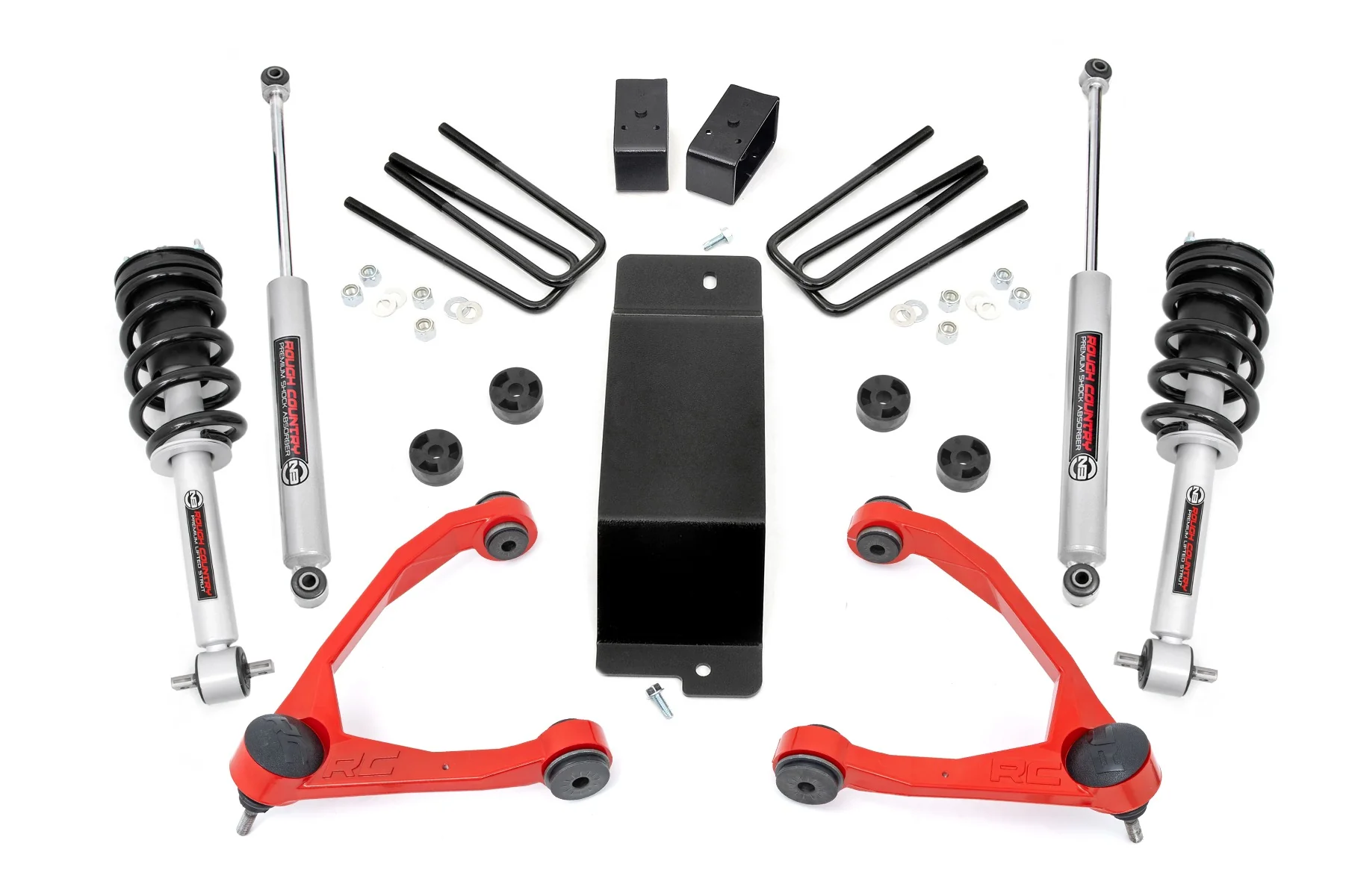 Rough Country - 3.5 Inch Lift Kit - UCA - N3 Struts - Chevy/GMC 1500 (07-13) - Image 7