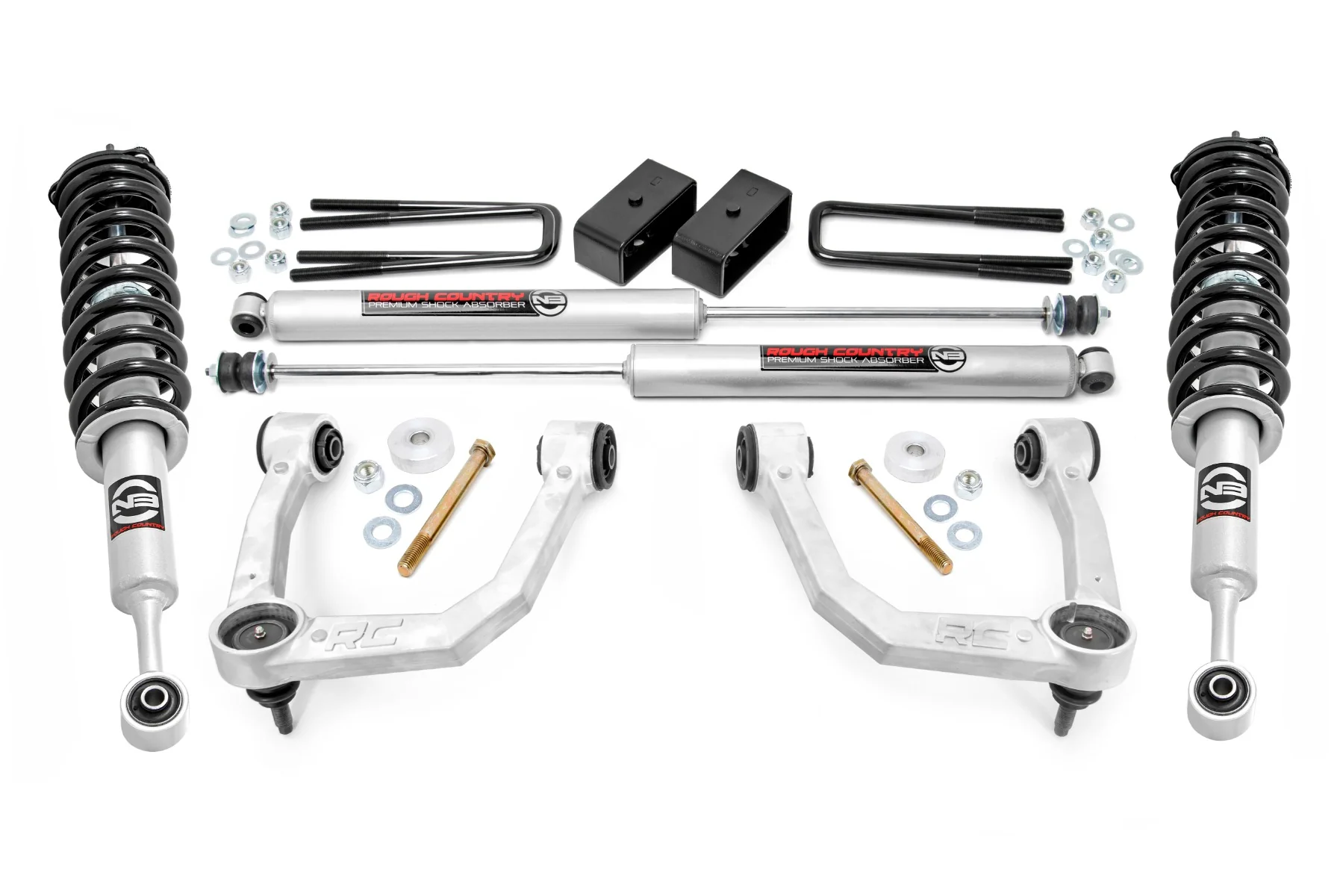 Rough Country - 3.5 Inch Lift Kit - UCA - N3 Struts - Toyota Tacoma 2WD/4WD (2005-2023) - Image 7
