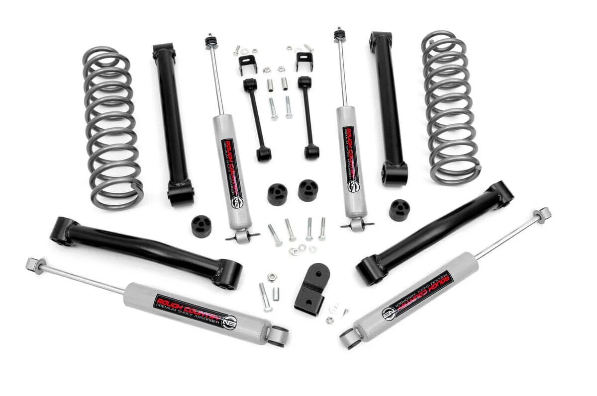 Rough Country - 3.5 Inch Lift Kit - V-8 Motor - Jeep Grand Cherokee ZJ 2WD/4WD (1993-1998) - Image 2