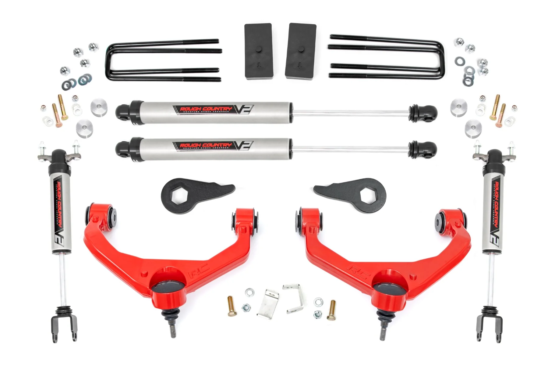 Rough Country - 3.5 Inch Lift Kit - V2 - Chevy/GMC 2500HD/3500HD (11-19) - Image 7