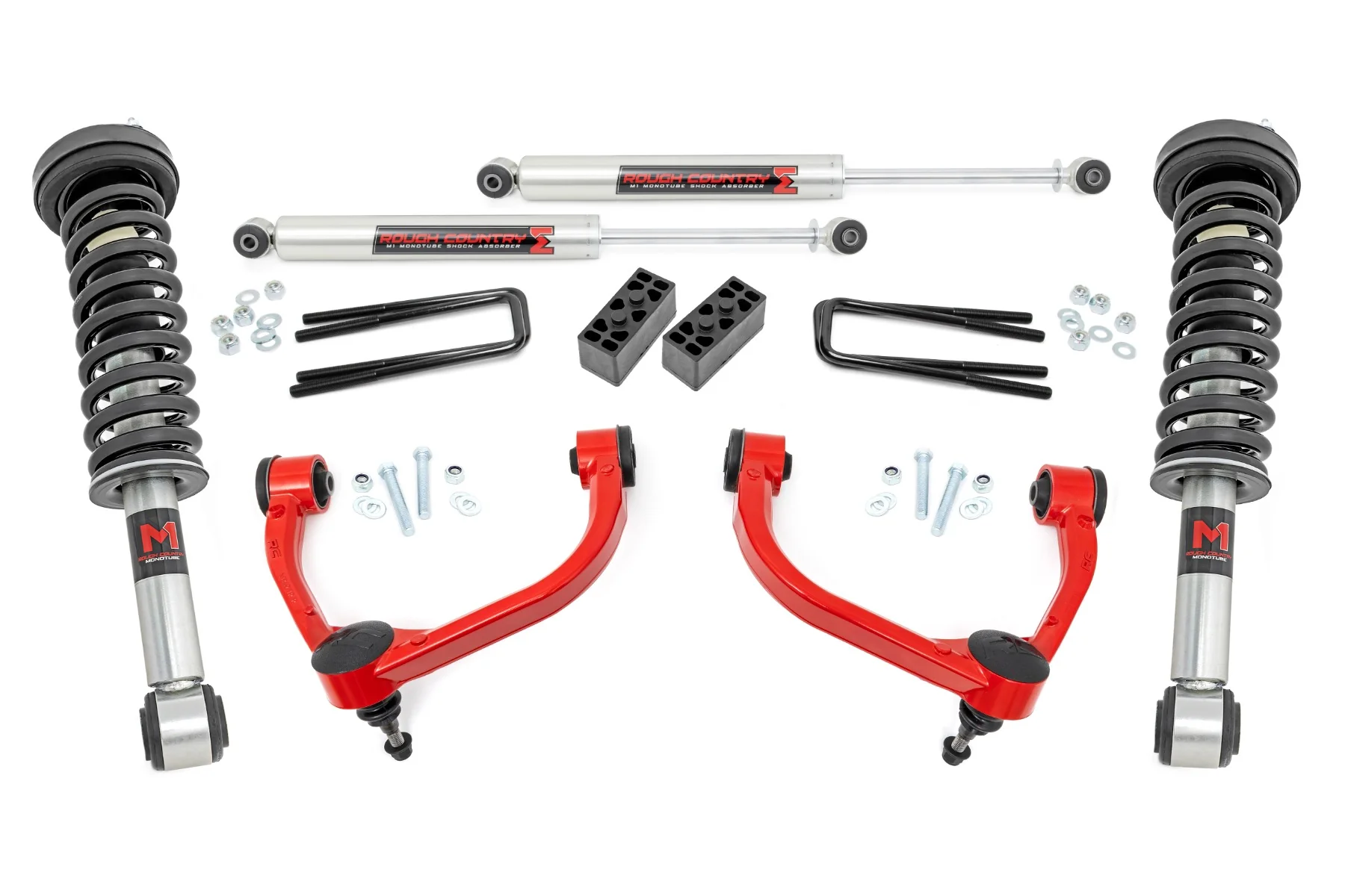 Rough Country - 3 Inch Lift Kit - M1 Struts - Ford F-150 4WD (2009-2013)