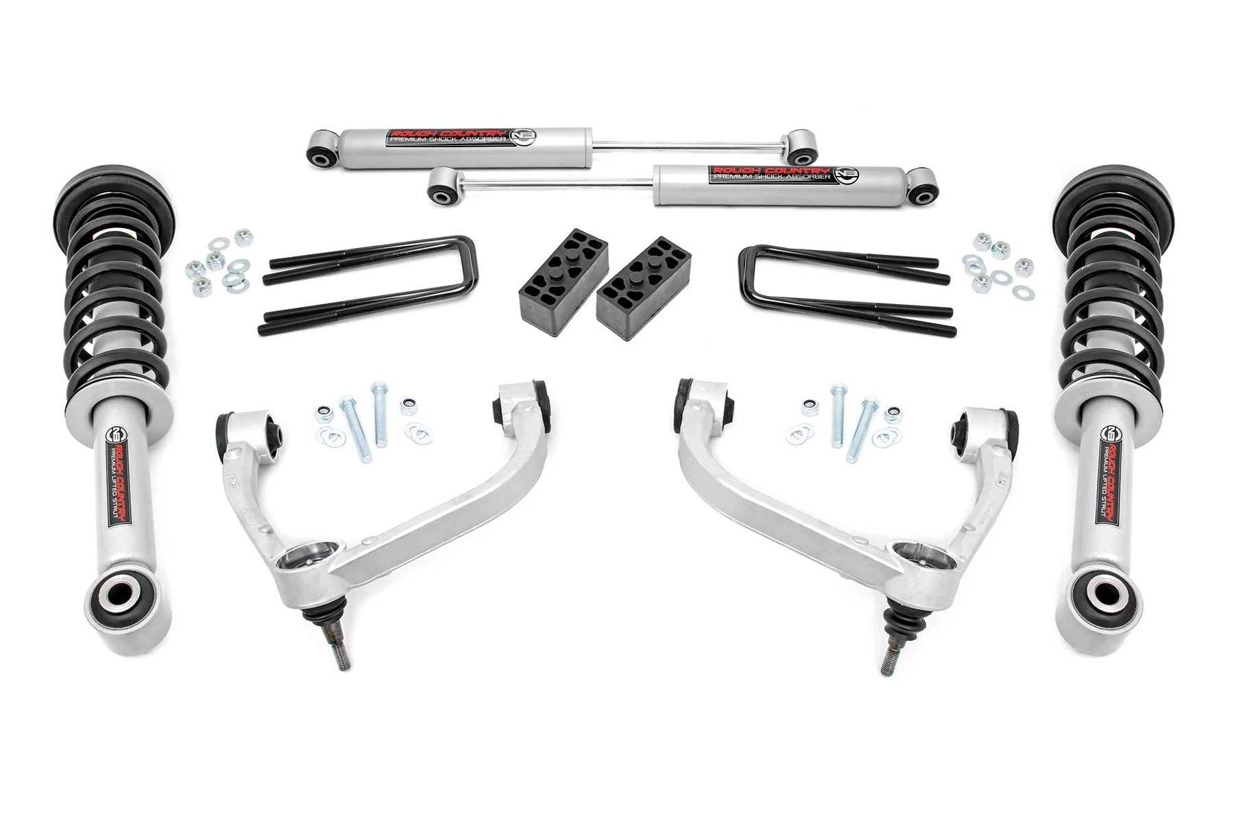 Rough Country - 3 Inch Lift Kit - N3 Struts - Ford F-150 4WD (2009-2013) - Image 6