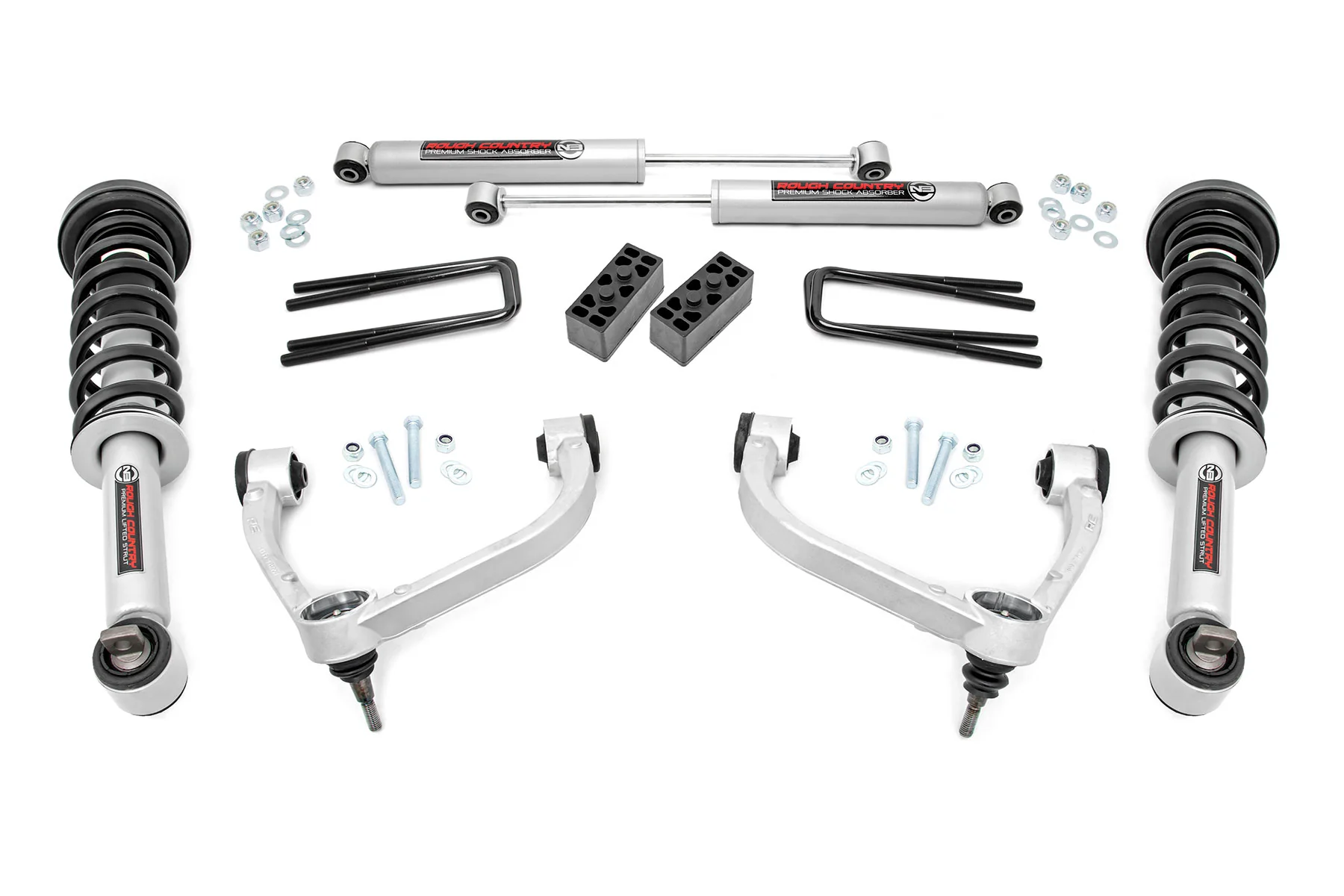 Rough Country - 3 Inch Lift Kit - N3 Struts - Ford F-150 4WD (2014-2020) - Image 7