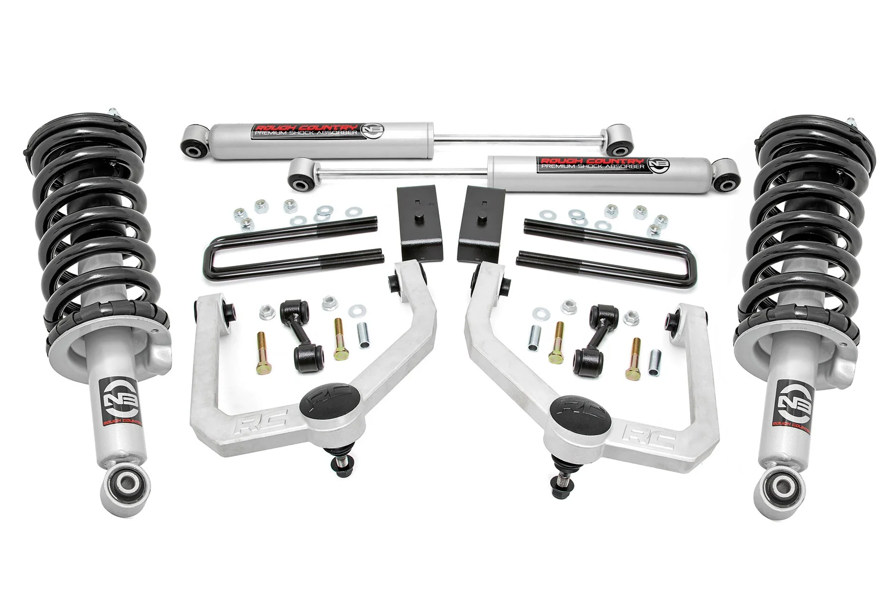 Rough Country - 3 Inch Lift Kit - N3 Struts & Shocks - Nissan Titan 4WD (2017-2024) - Image 4