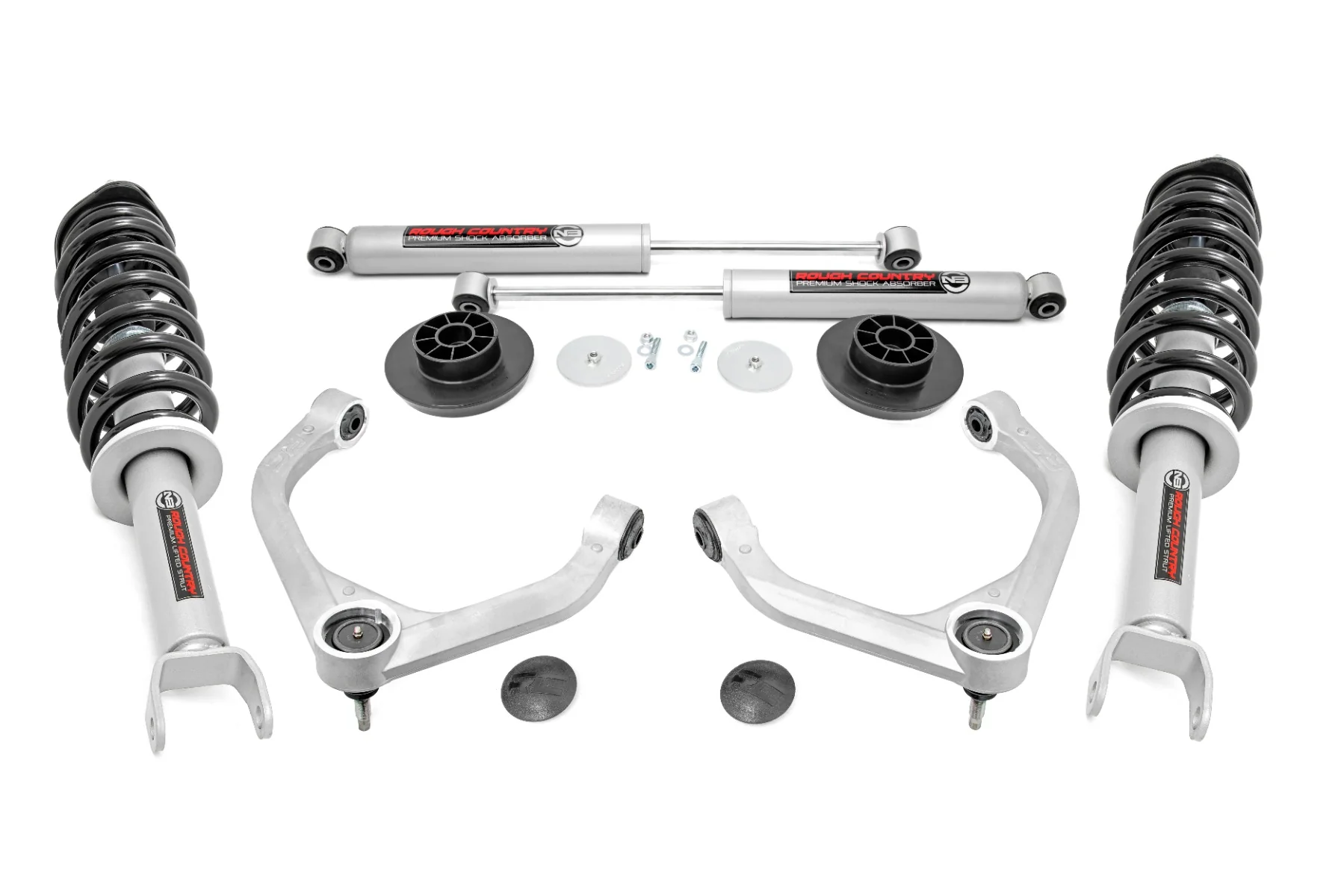 Rough Country - 3 Inch Lift Kit - N3 Struts/Shocks - Ram 1500 4WD (2012-2018 & Classic)