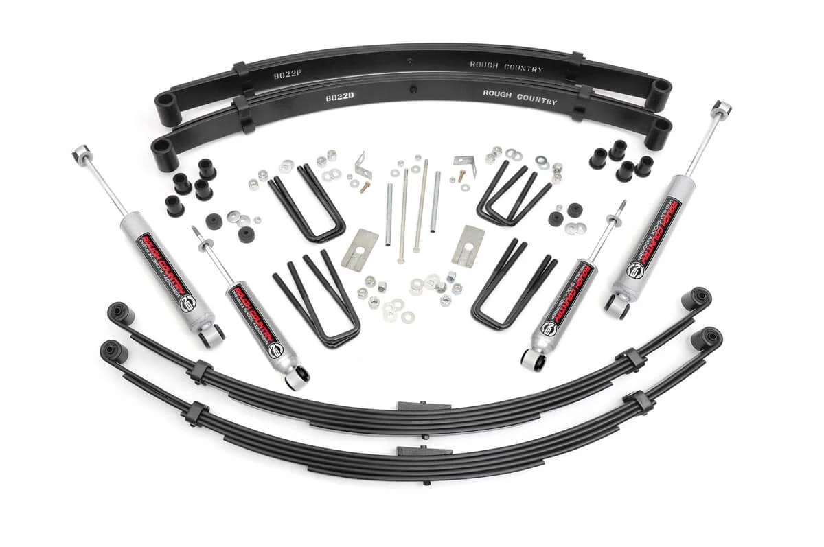 Rough Country - 3 Inch Lift Kit - RR Springs - Toyota Truck 4WD (1979-1983)