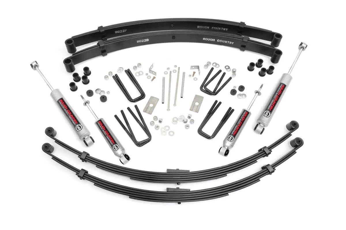 Rough Country - 3 Inch Lift Kit - RR Springs - Toyota Truck 4WD (1979-1983) - Image 2