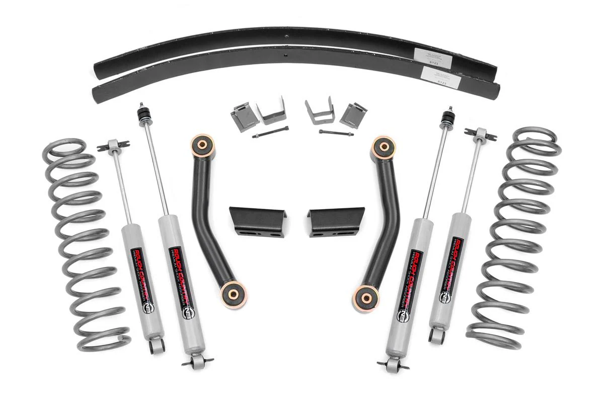 Rough Country - 3 Inch Lift Kit - Series II - RR AAL - Jeep Cherokee XJ 2WD/4WD (1984-2001) - Image 6