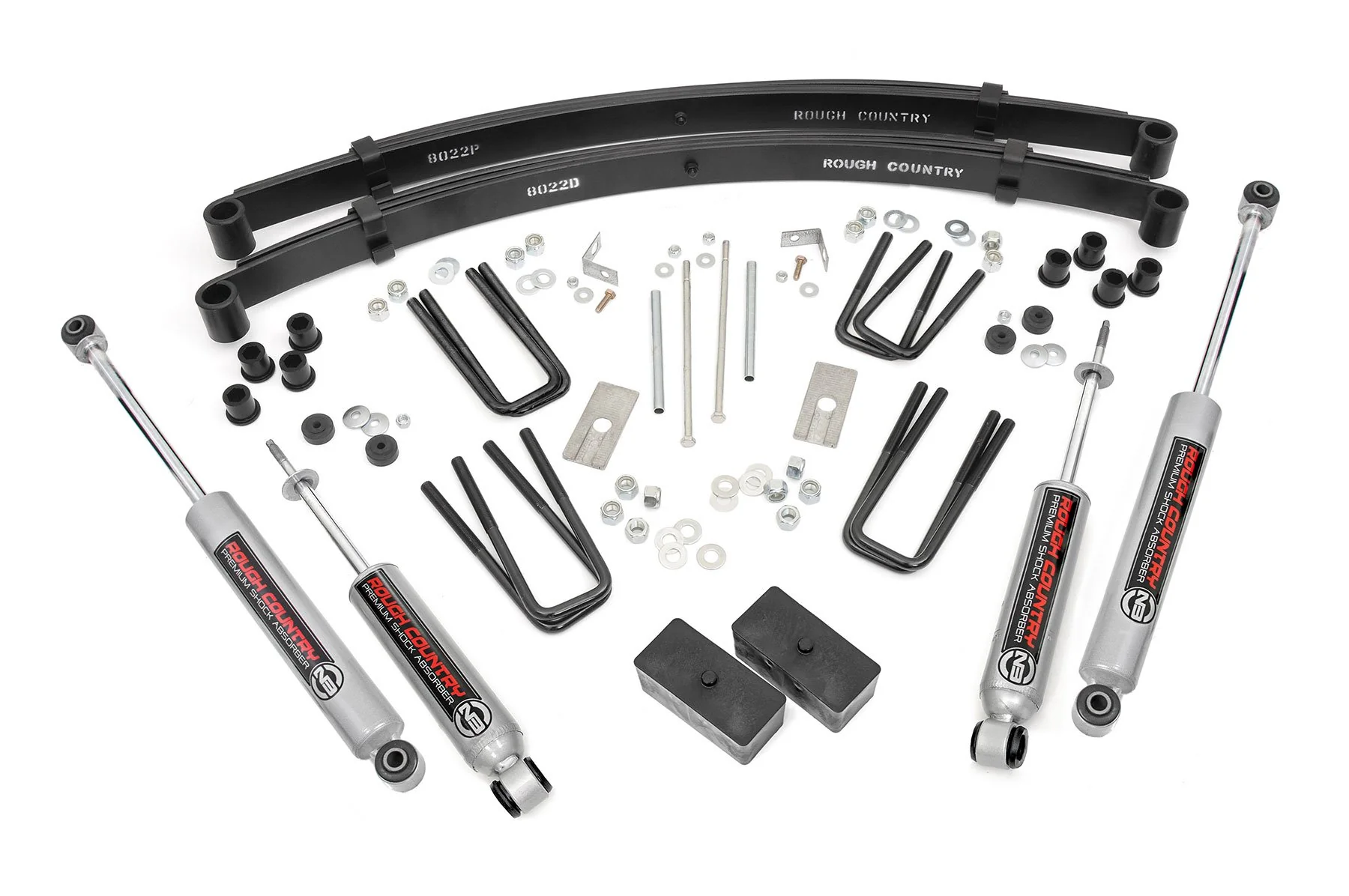 Rough Country - 3 Inch Lift Kit - Toyota Truck 4WD (1979-1983)