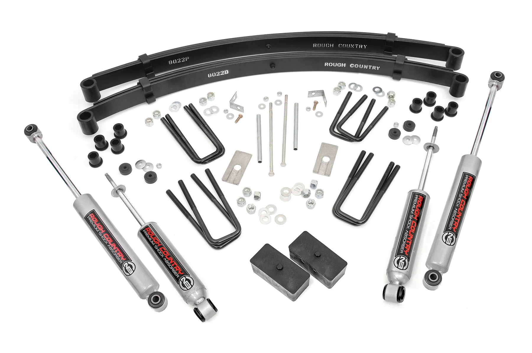Rough Country - 3 Inch Lift Kit - Toyota Truck 4WD (1979-1983) - Image 2