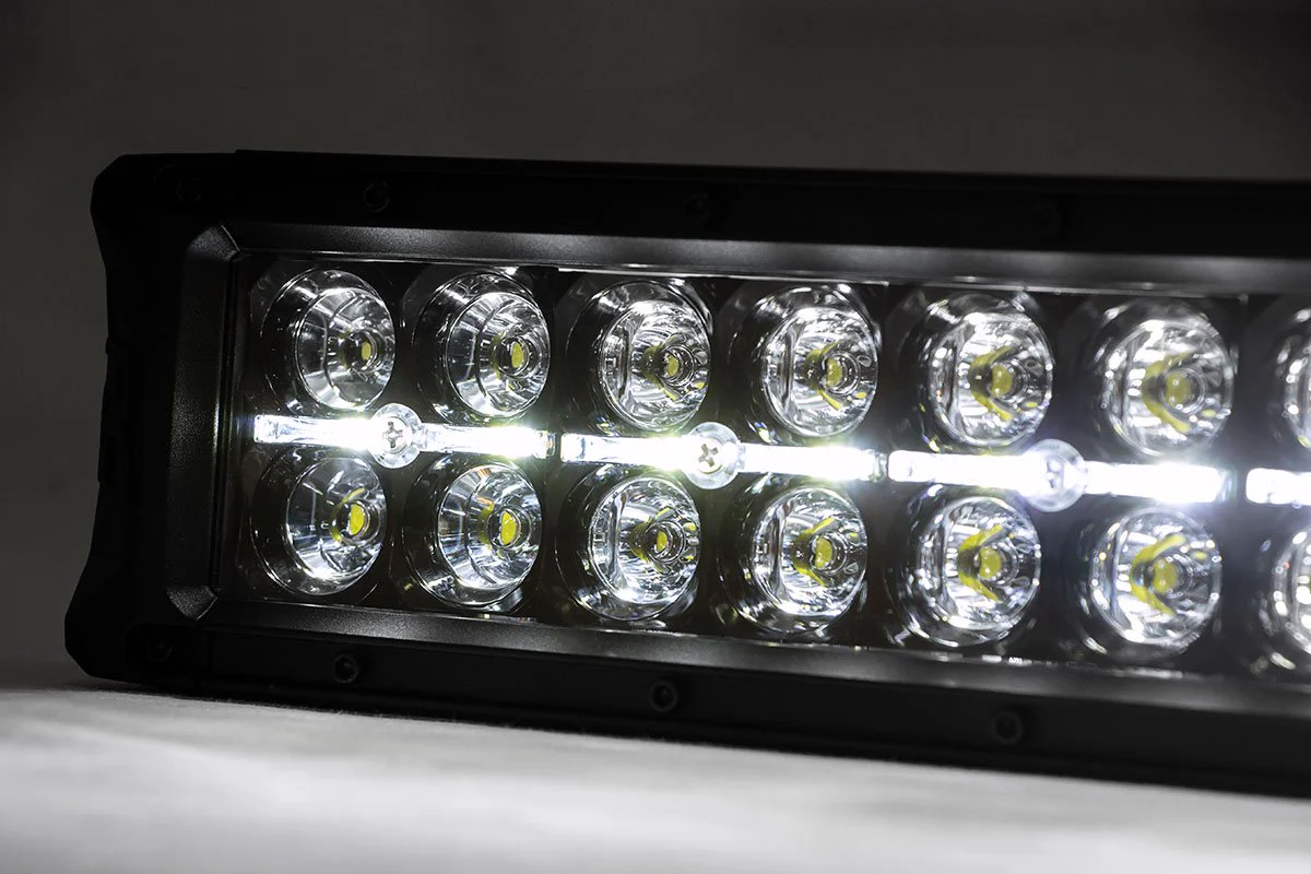 Rough Country - 30 Inch Black Series LED Light Bar - Curved - Dual Row - Cool White DRL - Image 8