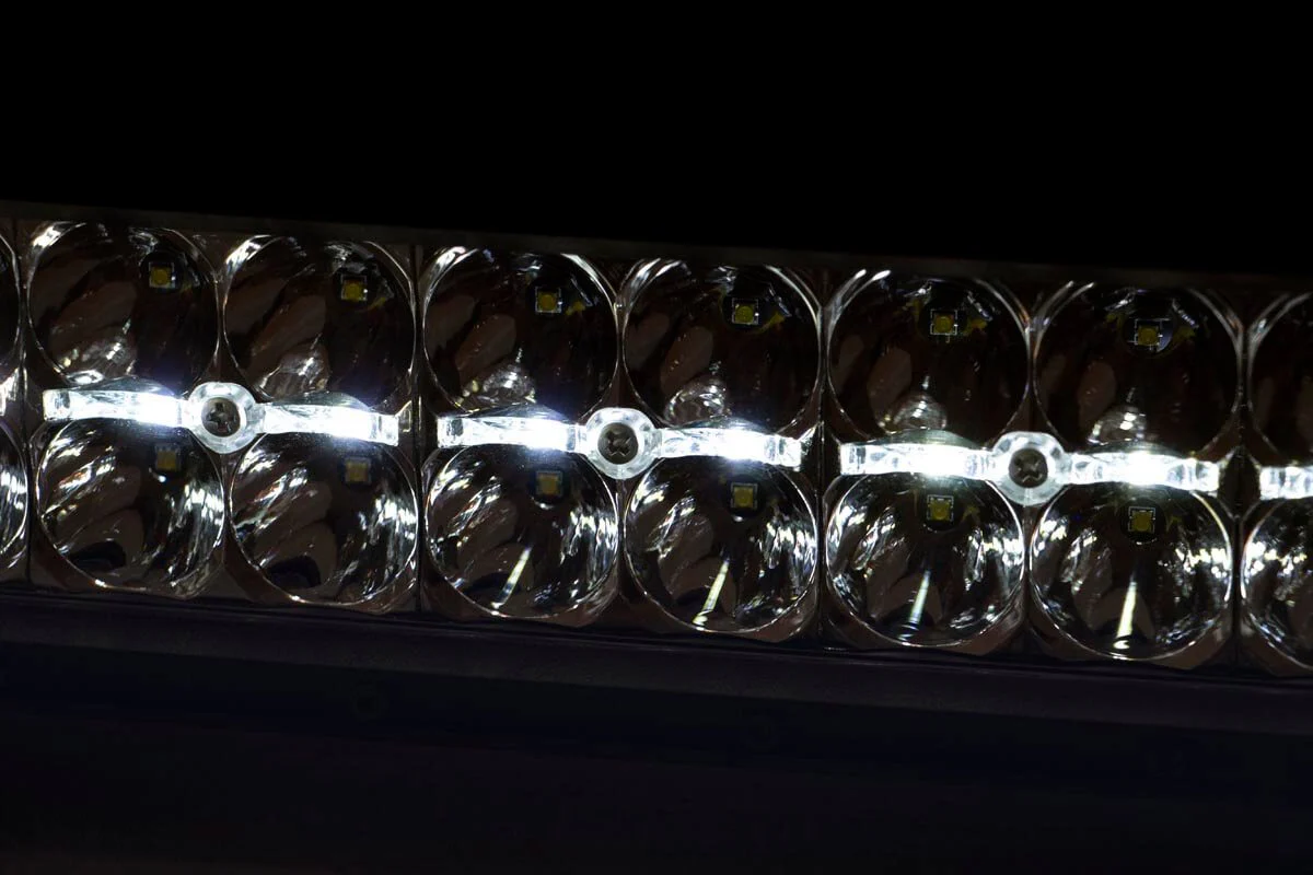 Rough Country - 30 Inch Chrome Series LED Light Bar - Curved - Dual Row - Cool White DRL - Image 5