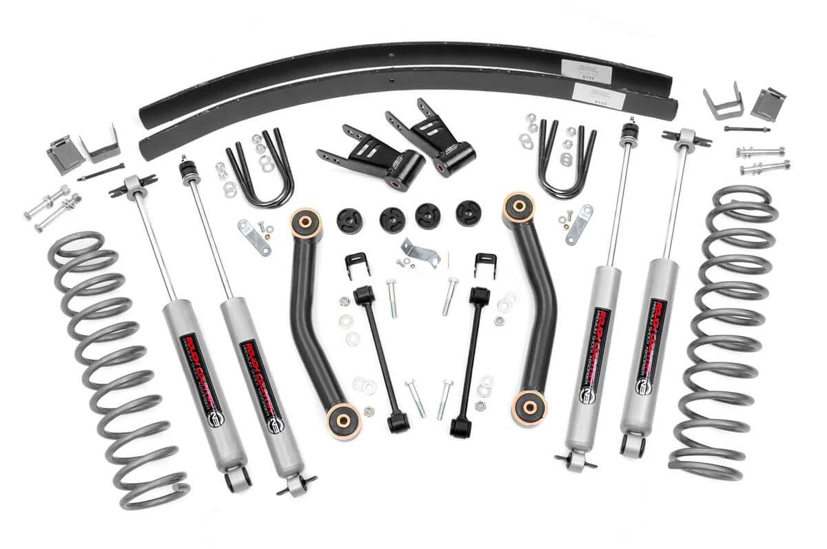 Rough Country - 4.5 Inch Lift Kit - Rear AAL - Jeep Cherokee XJ 2WD/4WD (1984-2001) - Image 8