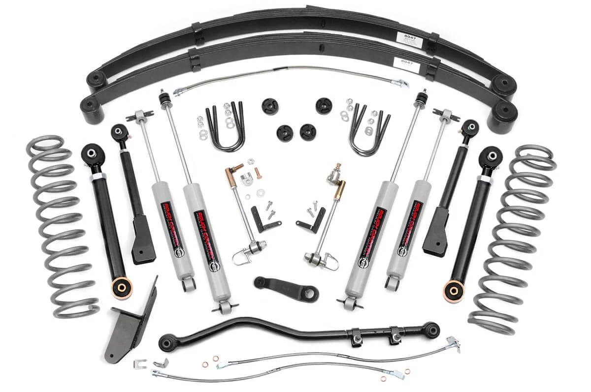 Rough Country - 4.5 Inch Lift Kit - RR Springs - X-Series - Jeep Cherokee XJ 2WD/4WD (84-01) - Image 5