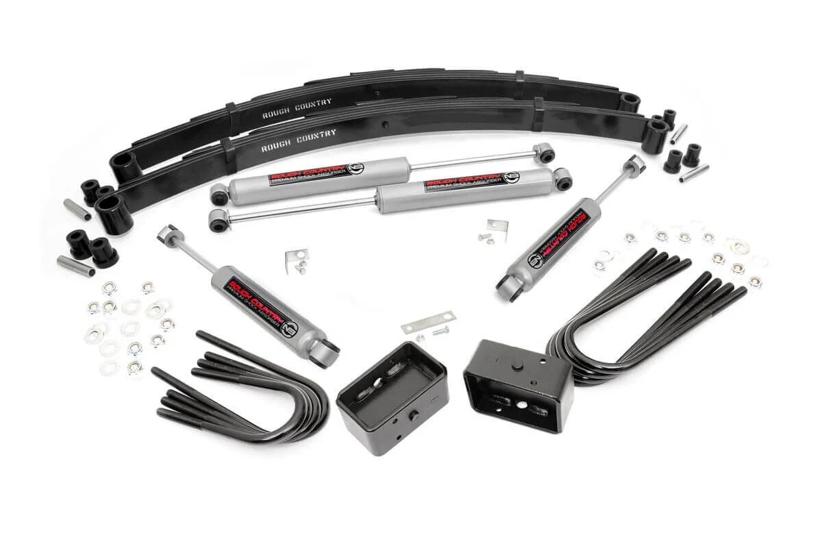 Rough Country - 4 Inch Lift Kit - Chevy/GMC C10/K10 C15/K15 Truck/Half-Ton Suburban (69-72) - Image 2