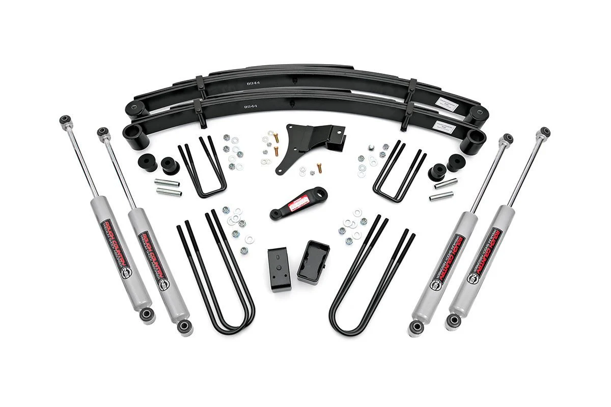 Rough Country - 4 Inch Lift Kit - Ford F-350 4WD (1986-1997) - Image 2