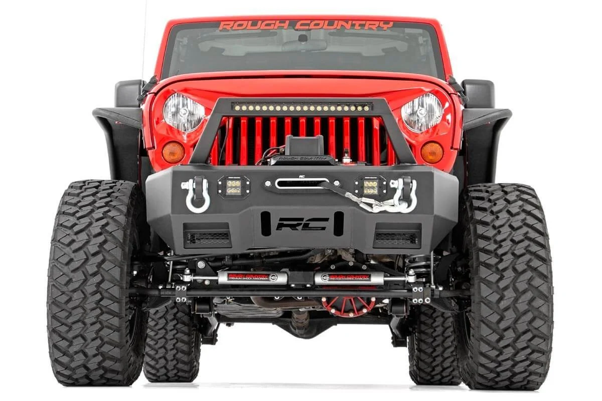 Rough Country - 4 Inch Lift Kit - Long Arm - Jeep Wrangler Unlimited 4WD (2012-2018) - Image 9