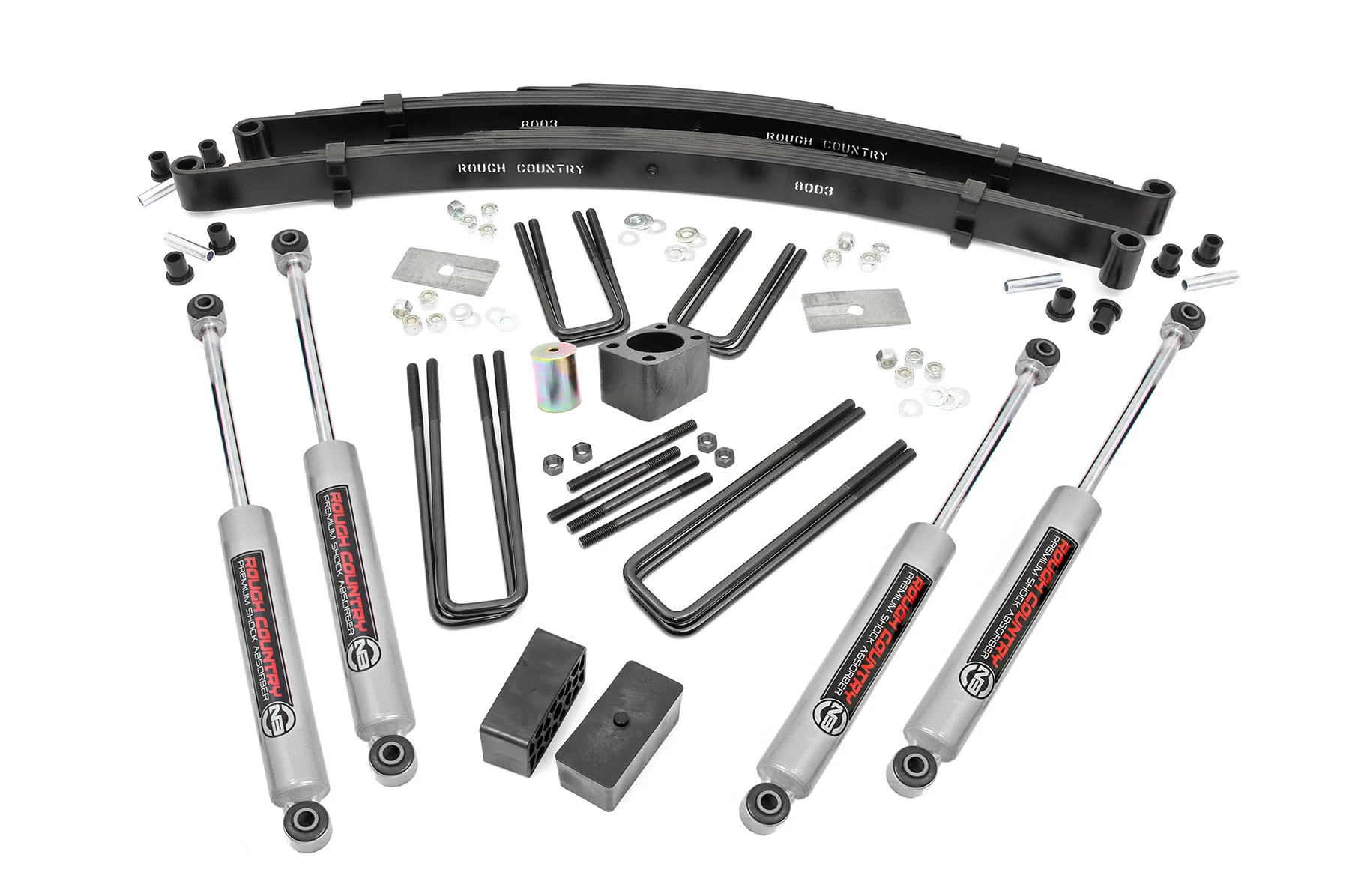 Rough Country - 4 Inch Lift Kit - Rear Blocks - Dodge W100 Truck/W200 Truck 4WD (1970-1974)
