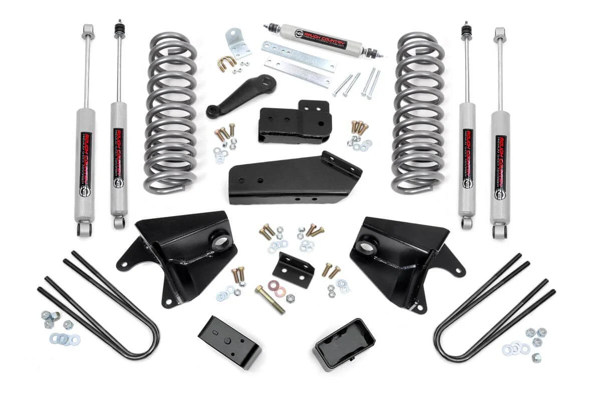 Rough Country - 4 Inch Lift Kit - Rear Blocks - Ford Bronco 4WD (1980-1996)