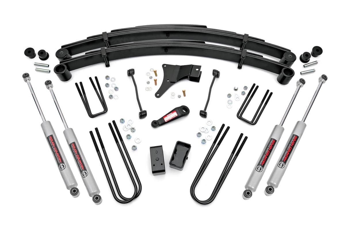 Rough Country - 4 Inch Lift Kit - Rear Blocks - Ford F-250/F-350 Super Duty 4WD (1999)