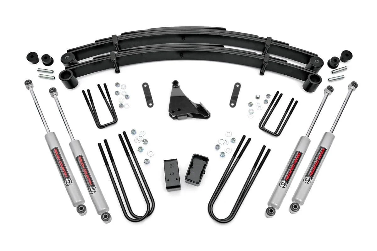 Rough Country - 4 Inch Lift Kit - Rear Blocks - Ford F-250/F-350 Super Duty 4WD (1999-2004)