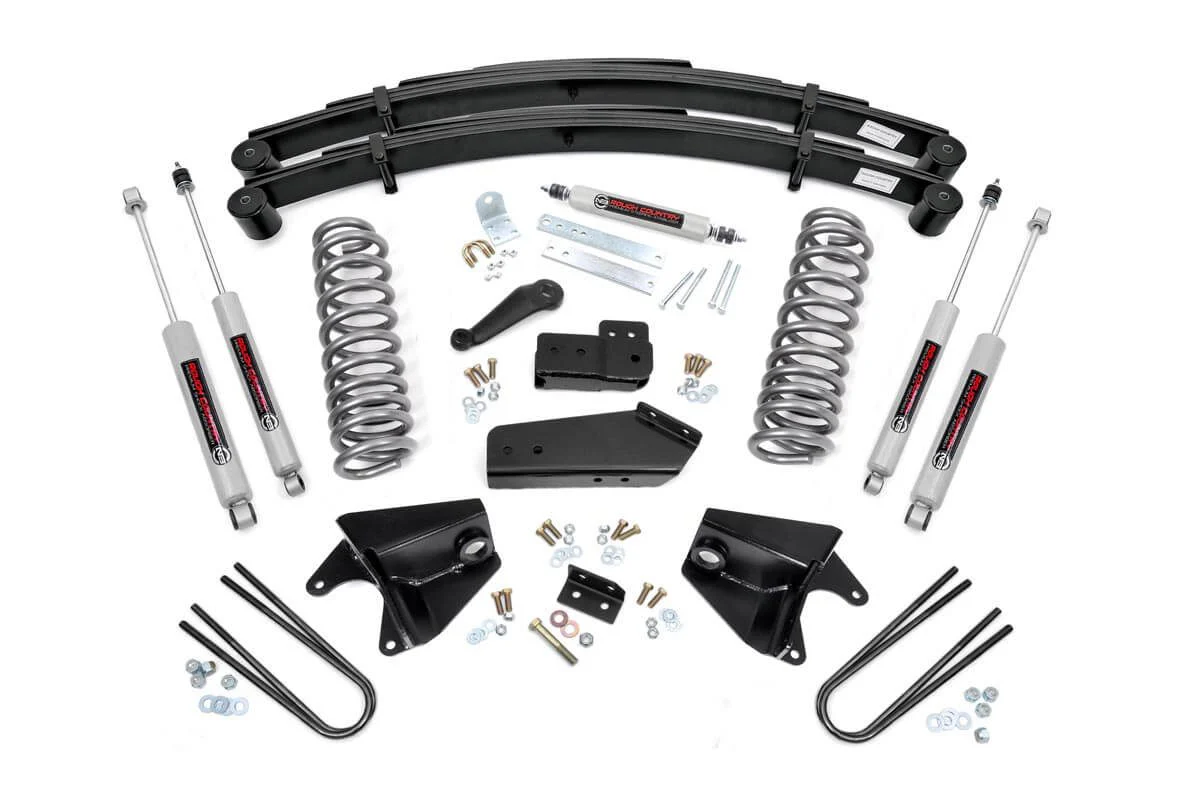 Rough Country - 4 Inch Lift Kit - Rear Springs - Ford F-150 4WD (1980-1996)