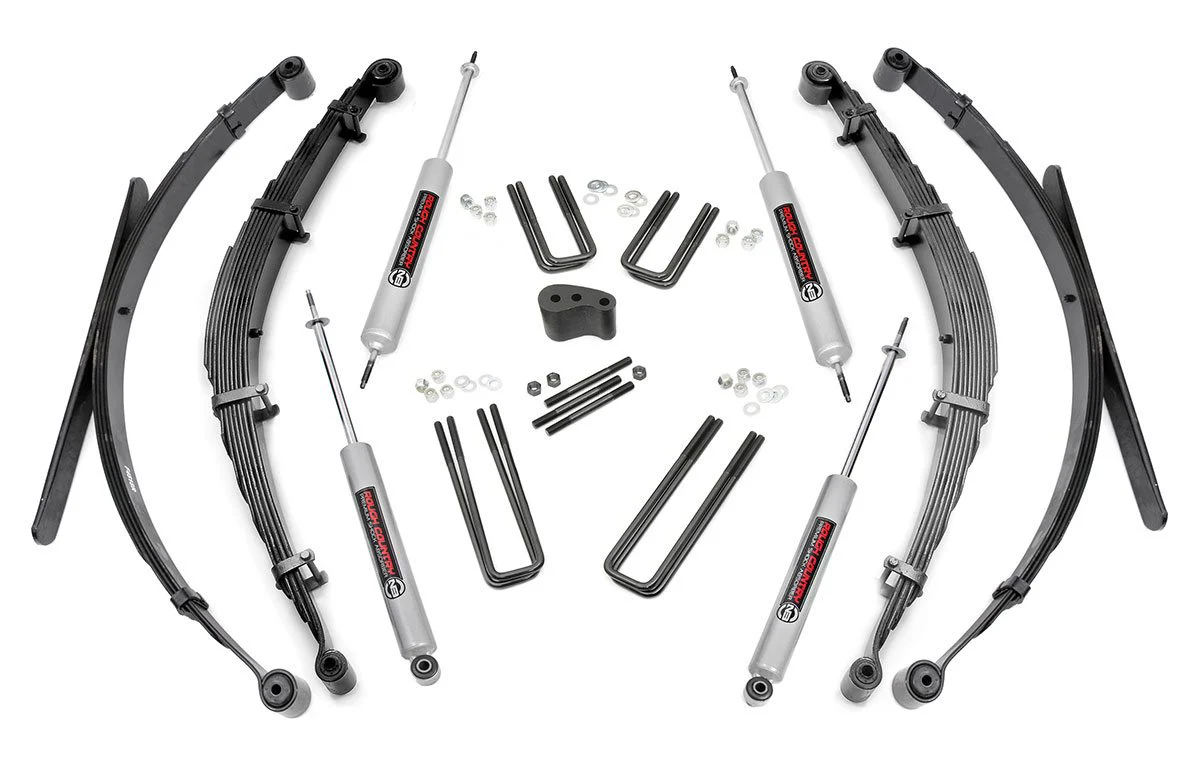 Rough Country - 4 Inch Lift Kit - Rear Springs - Ford F-250 4WD (1977-1979)