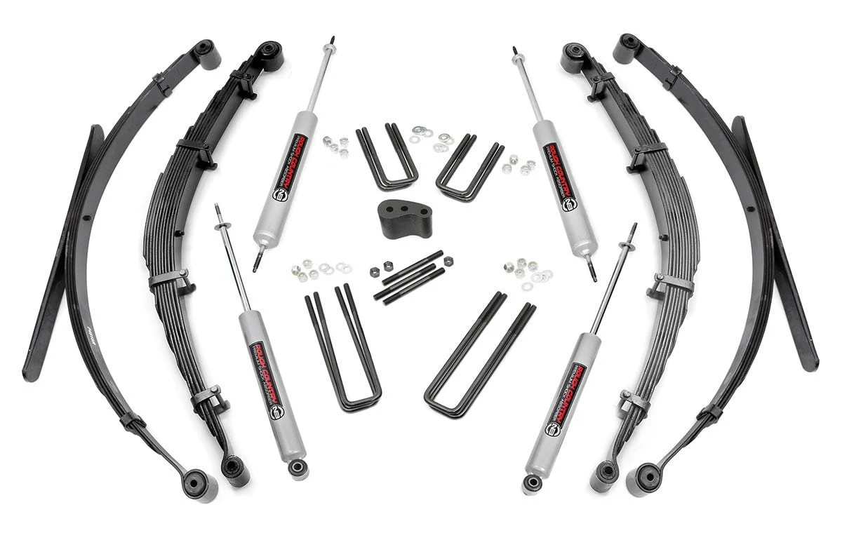 Rough Country - 4 Inch Lift Kit - Rear Springs - Ford F-250 4WD (1977-1979) - Image 4