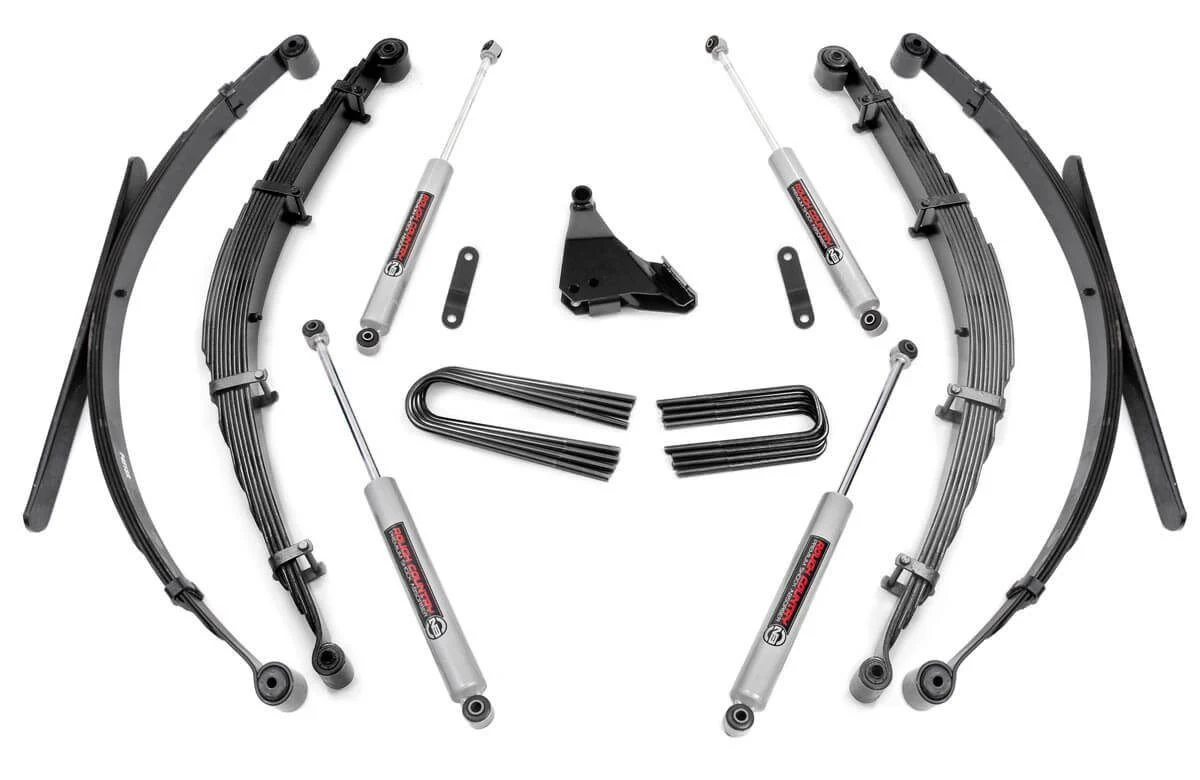 Rough Country - 4 Inch Lift Kit - Rear Springs - Ford F-250/F-350 Super Duty 4WD (1999-2004) - Image 2