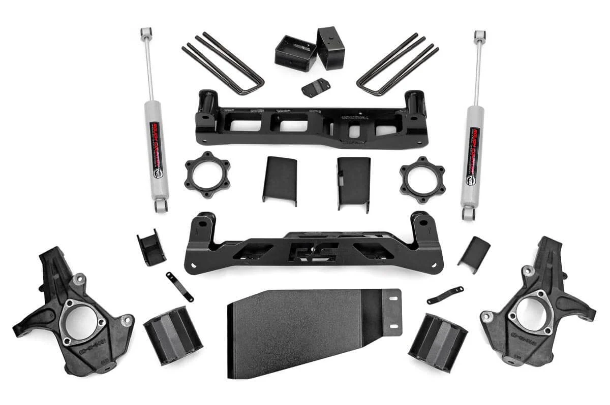 Rough Country - 5 Inch Lift Kit - Chevy Silverado & GMC Sierra 1500 4WD (2007-2013)