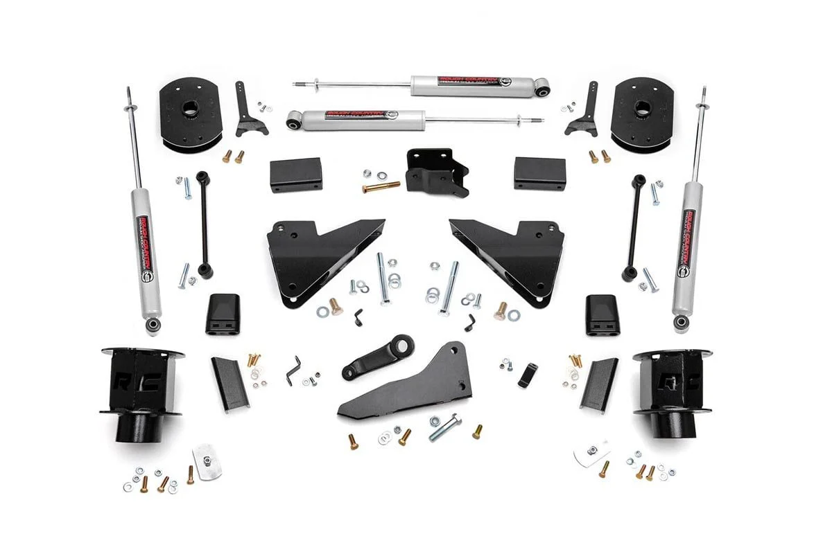 Rough Country - 5 Inch Lift Kit - FR Spacer - Radius Arm Drop - Ram 2500 4WD (2014-2018)